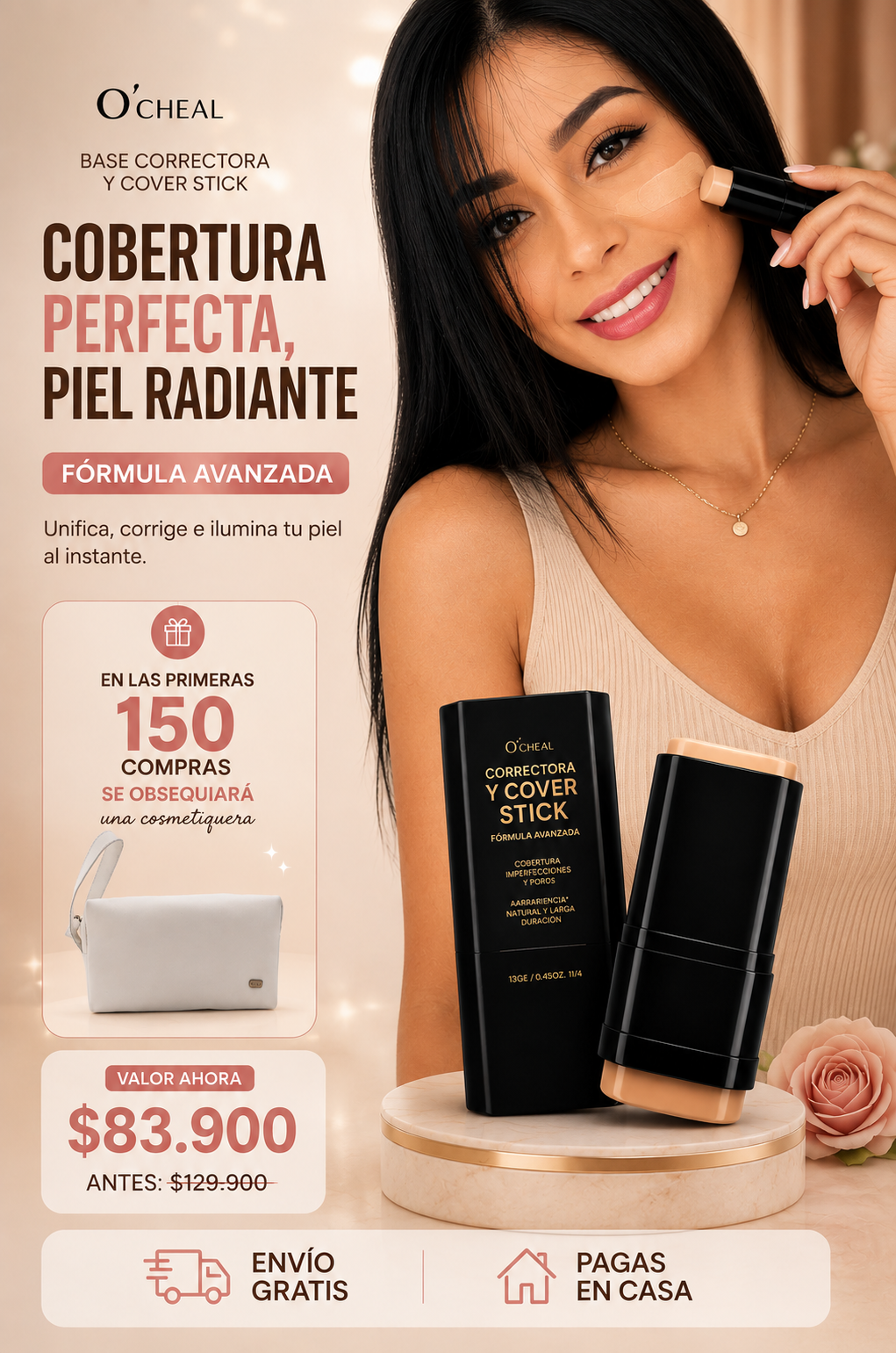 Base De Maquillaje en barra O'Cheal